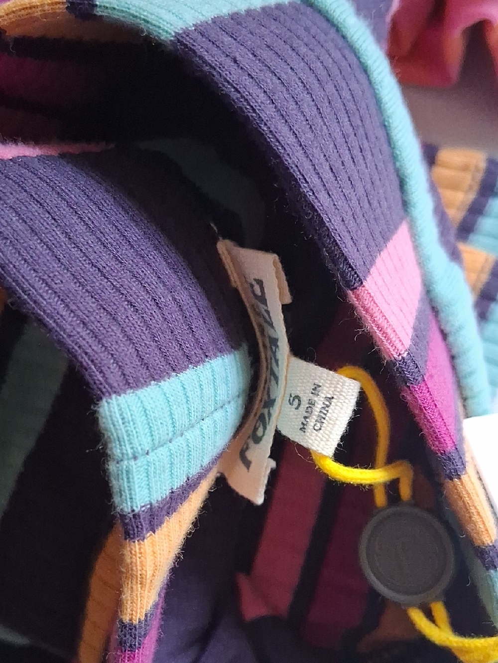 Hanna Andersson Foxtale Striped Ribbed Leggings Set - Pink & Purple - Picture 2 of 5
